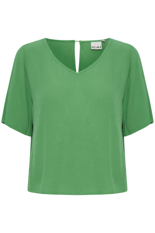 Ichi Marrakech Blouse Greenbriar Green