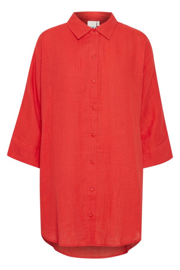 Ichi Foxa Beach Shirt Doeskin