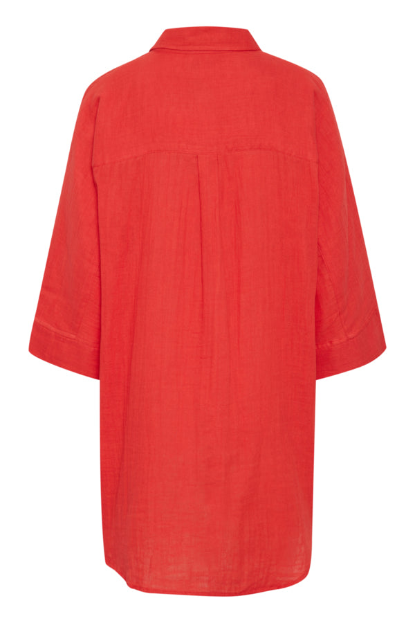 Ichi Foxa Beach Shirt Doeskin
