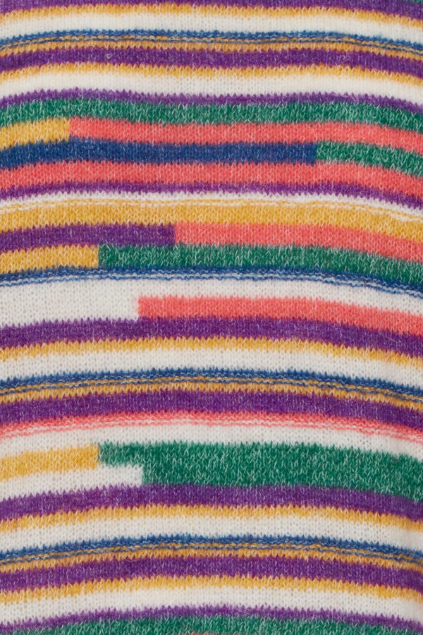 Ichi Kamara Long Sleeve Stripe Jumper Multi 