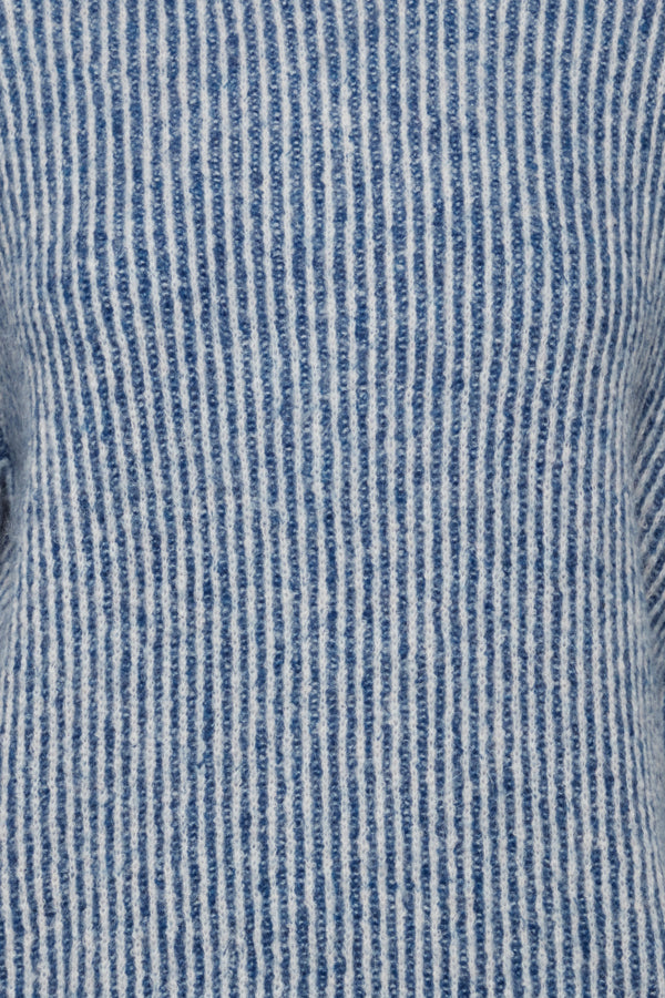 Ichi Kamara Stripe Jumper True Blue 