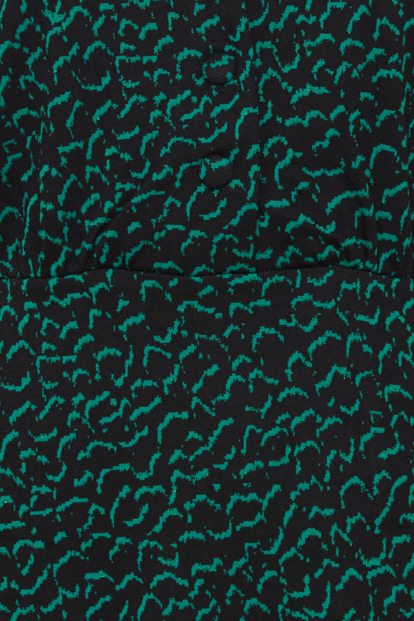 Ichi Kate Jacquard Dress Outline Green 