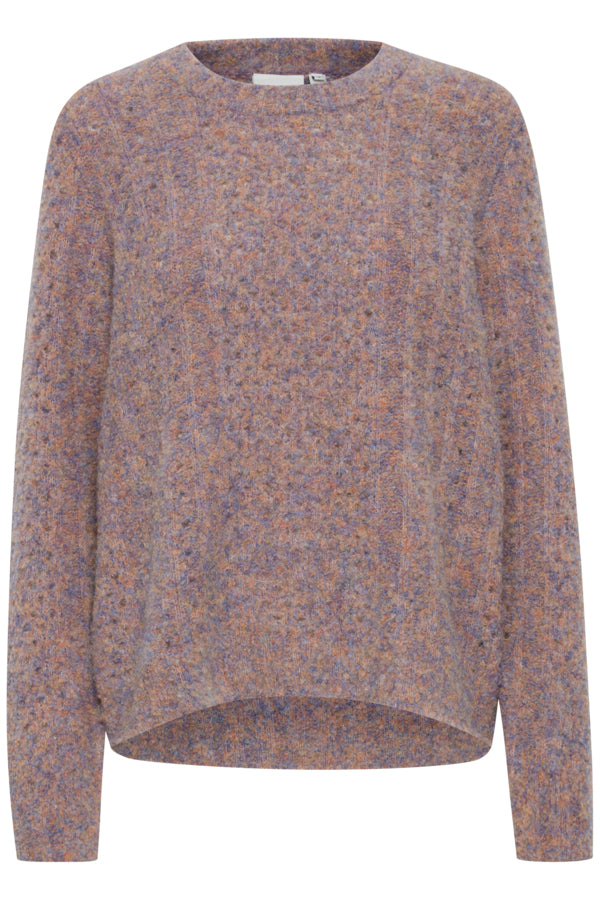 Ichi Breas Jumper Lavender Marl Purple