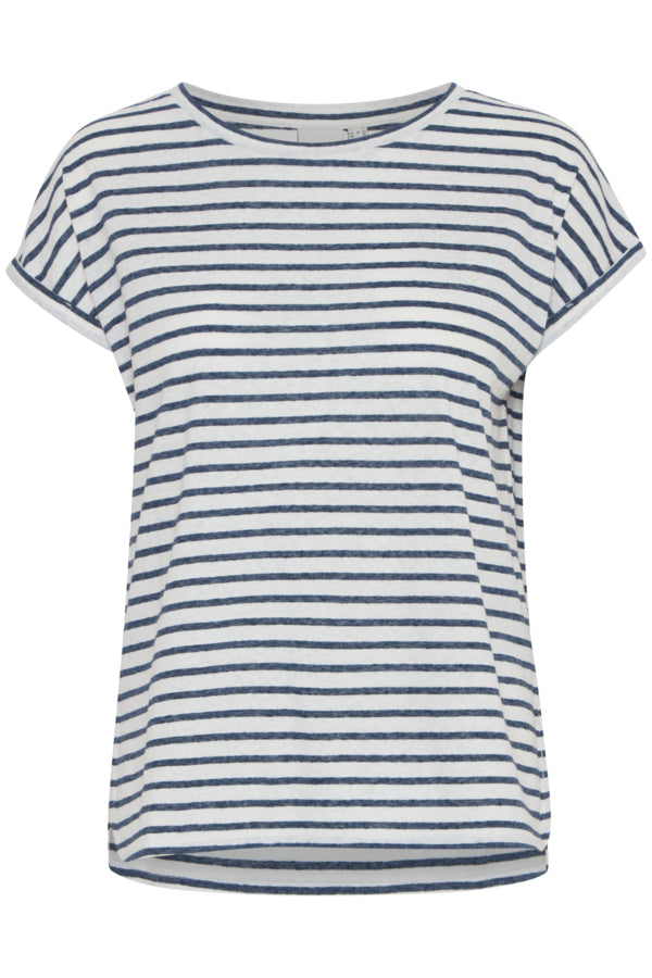 Ichi Yulietta Short Sleeve Top Total Eclipse