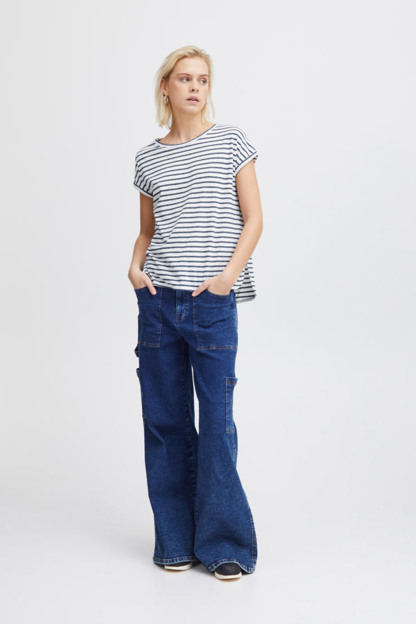 Ichi Yulietta Short Sleeve Top 