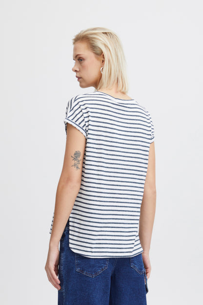 Ichi Yulietta Short Sleeve Top 