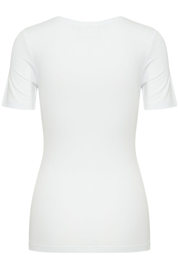 Ichi Zola Plain Short Sleeve Top 