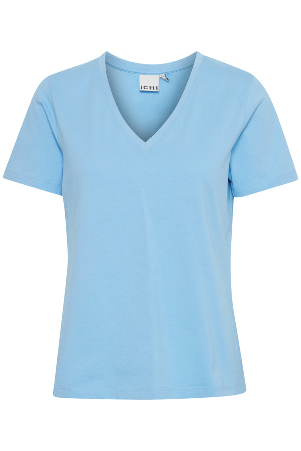 Ichi Palmer V Short Sleeve Top Della Robia