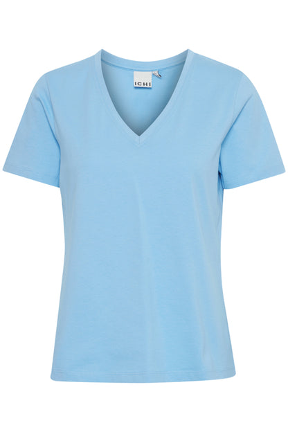 Ichi Palmer V Short Sleeve Top Della Robia