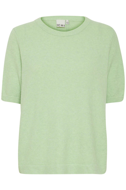 Ichi Sella Short Sleeve Jumper Coral Rose