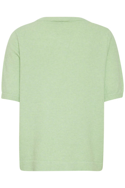 Ichi Sella Short Sleeve Jumper Sprucestone