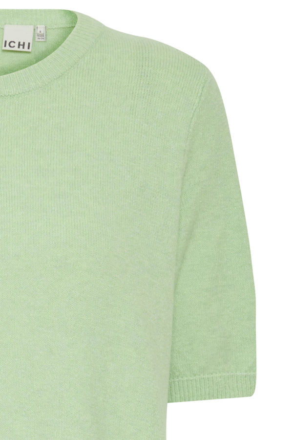 Ichi Sella Short Sleeve Jumper Sprucestone