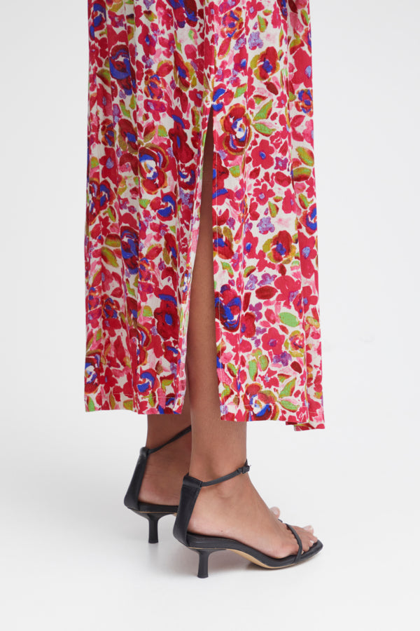 Ichi Marrakech Printed Skirt Della Robbia