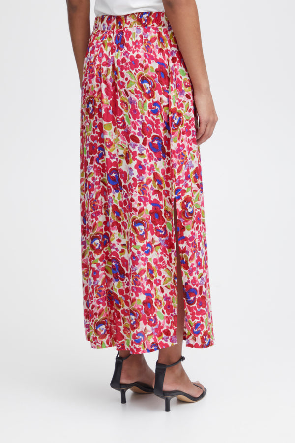 Ichi Marrakech Printed Skirt Della Robbia