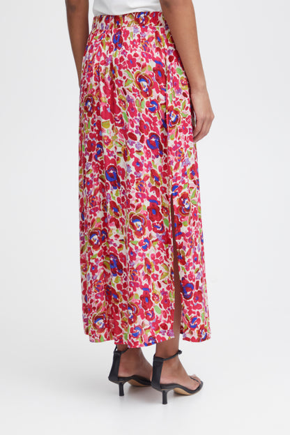 Ichi Marrakech Printed Skirt Della Robbia