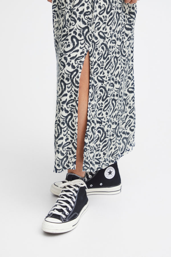Ichi Marrakech Printed Skirt Love Potion