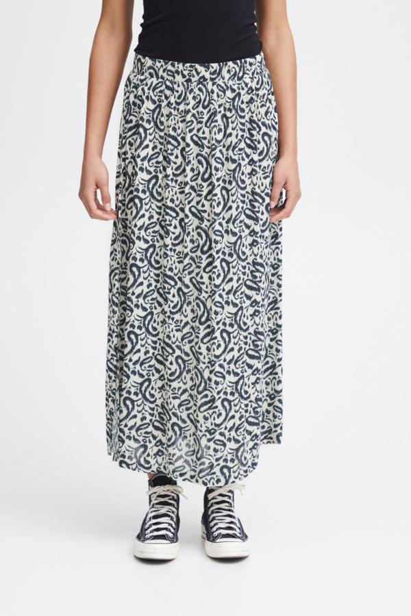 Ichi Marrakech Printed Skirt Love Potion