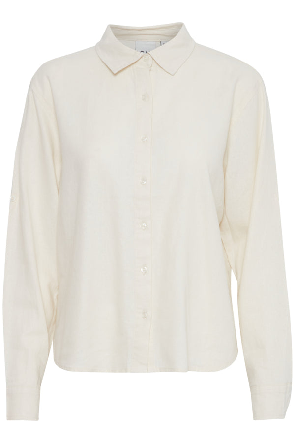 Ichi Lino Shirt Vetiver