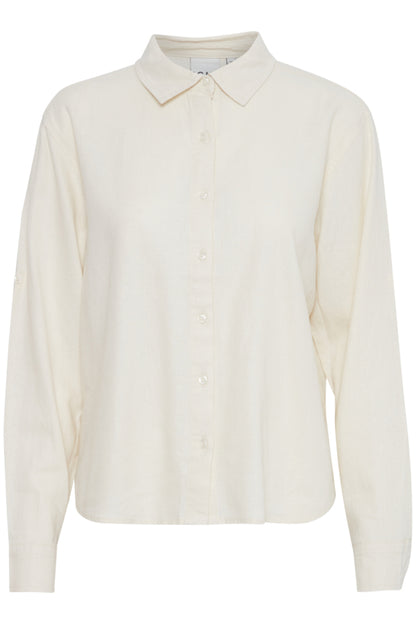 Ichi Lino Shirt Vetiver