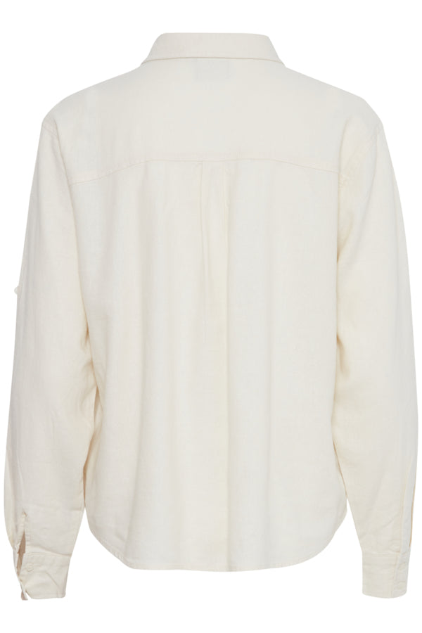 Ichi Lino Shirt Cloud Dancer