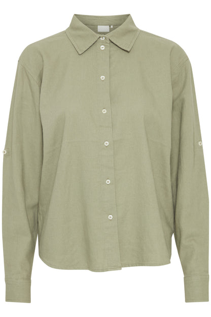 Ichi Lino Shirt Cloud Dancer