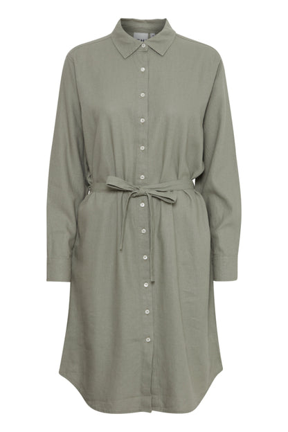 Ichi Lino Shirt Dress 