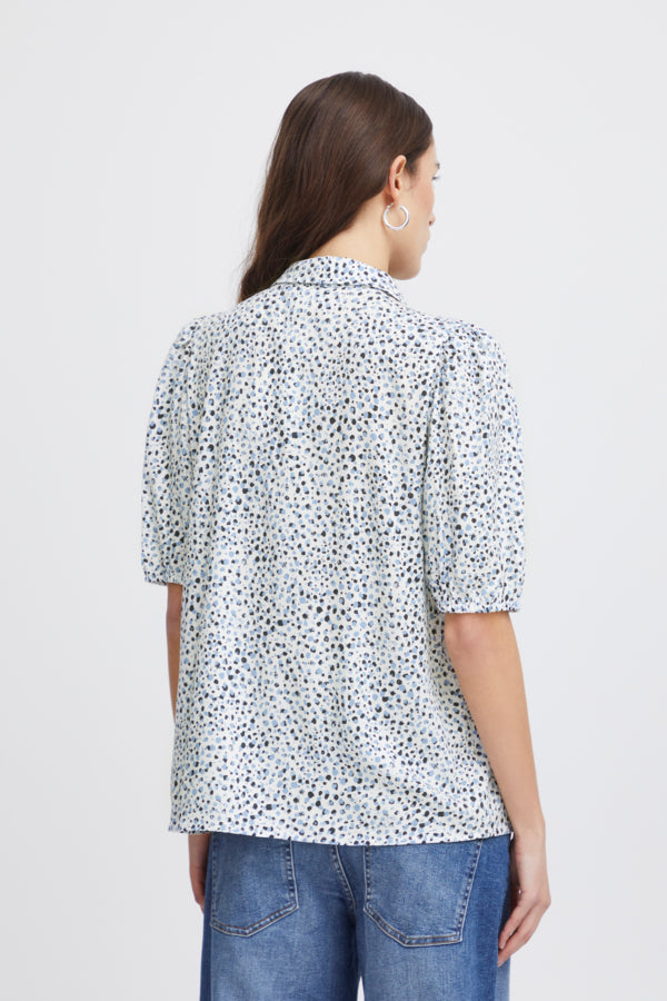 Ichi Aya Shirt Coral Rose