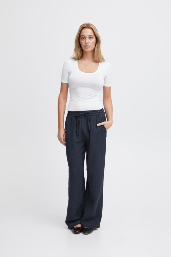 Ichi Mika Trousers Total Eclipse