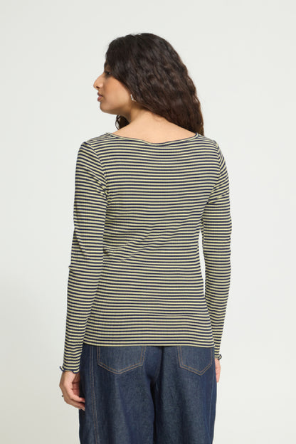 Cella Striped Top