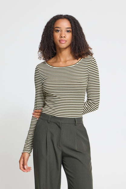 Cella Striped Top