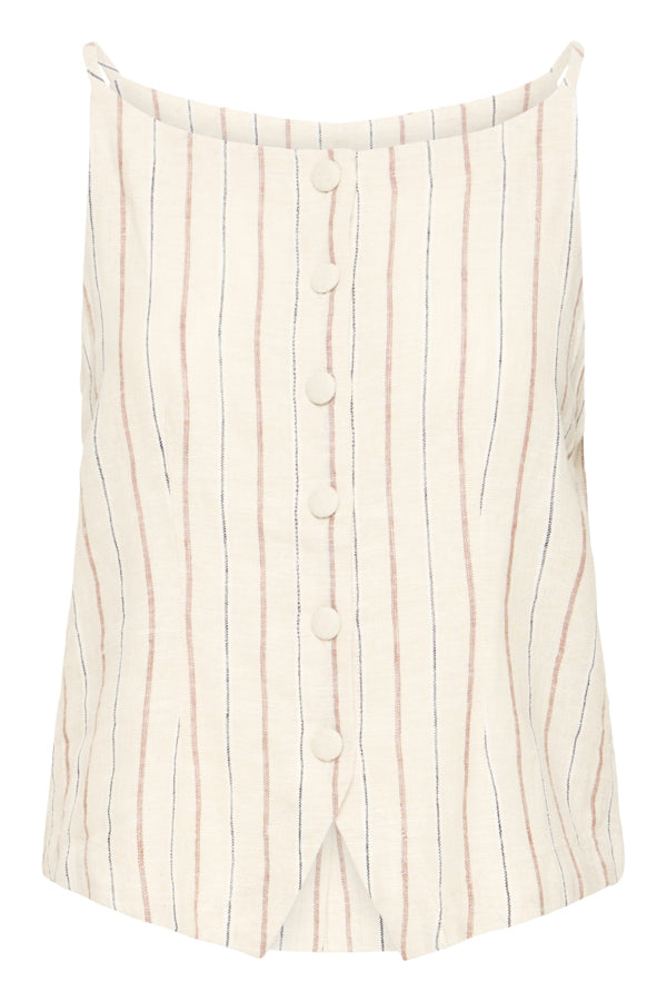 Linno Button Front Top