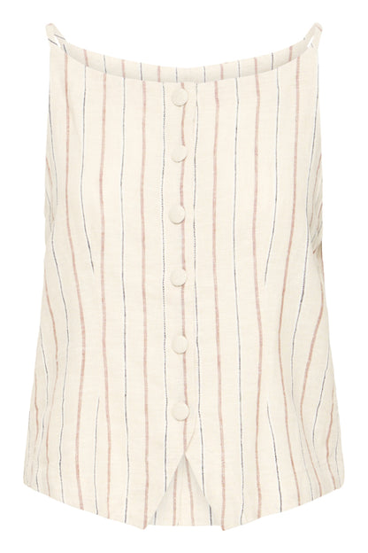 Linno Button Front Top