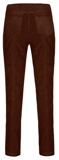 Robell Bella 78cm Cord Trousers Brown