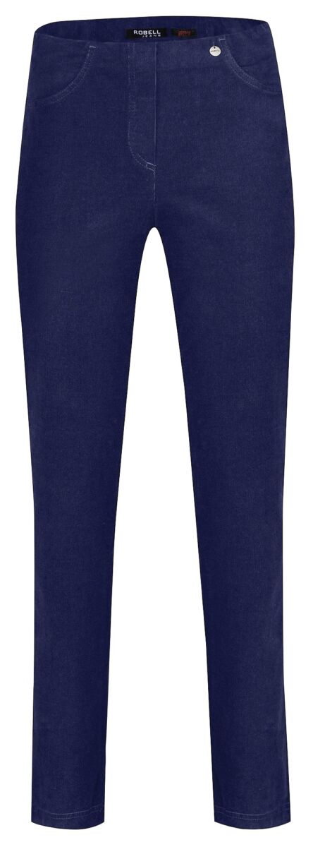 Robell Bella 78cm Cord Trousers Navy Blue