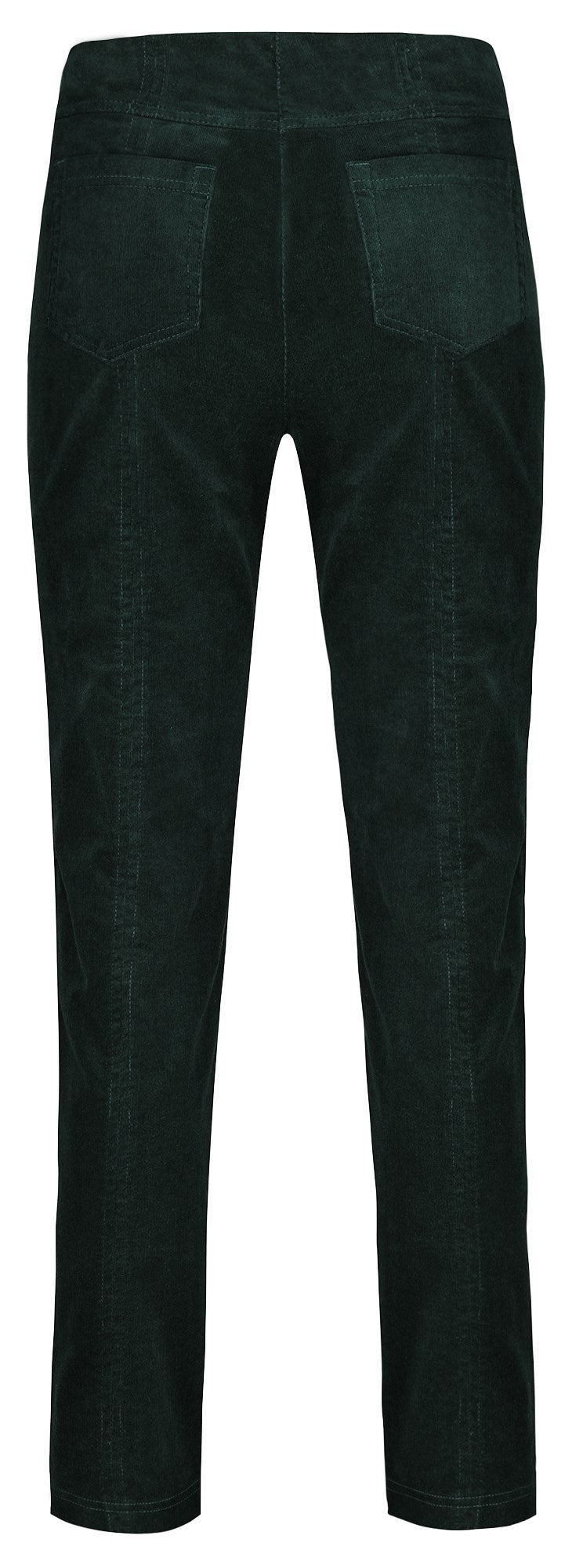 Robell Bella Needlecord 78cm Trousers Dark Green