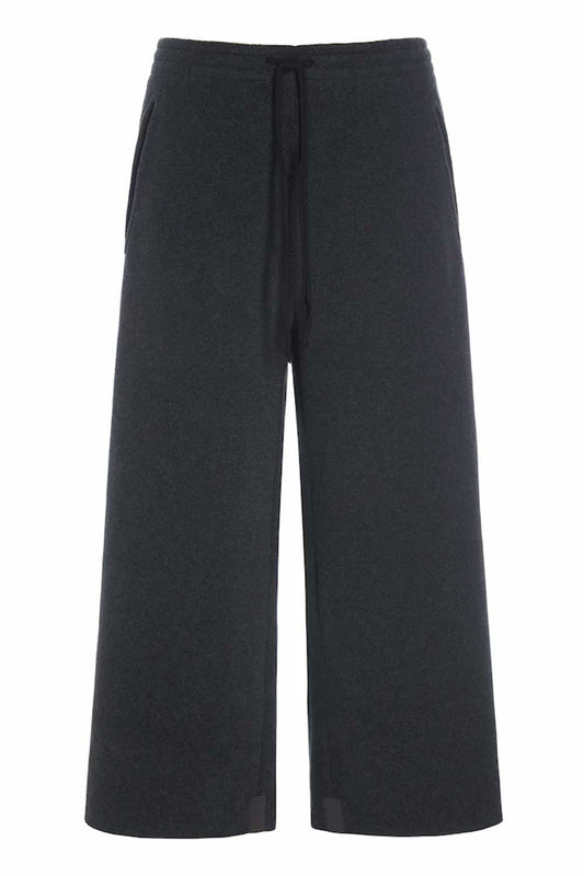 Fleece 3/4 Flare Trousers
