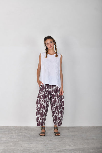Mama B Bianco Trousers Vino