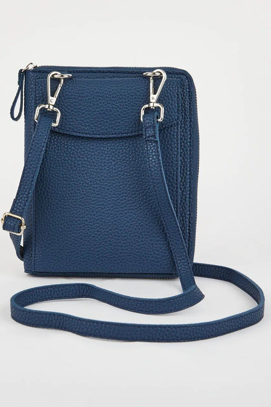 Goodeehoo Bags Columbian Cross Body Bag Navy