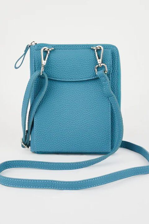 Goodeehoo Bags Columbian Cross Body Bag Teal