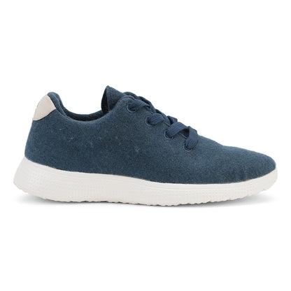 Egos Shoes Merino Wool Sneaker Denim Blue