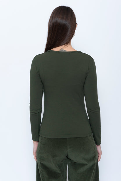Cotton Square Neck Top