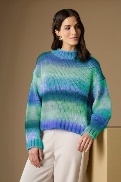 Ombre Stripe Jumper