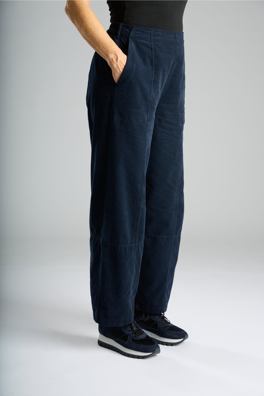 Needlecord Balloon Seam Trousers