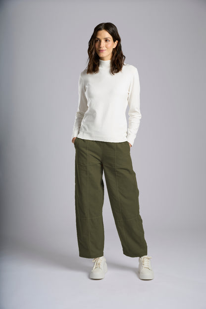Needlecord Balloon Seam Trousers