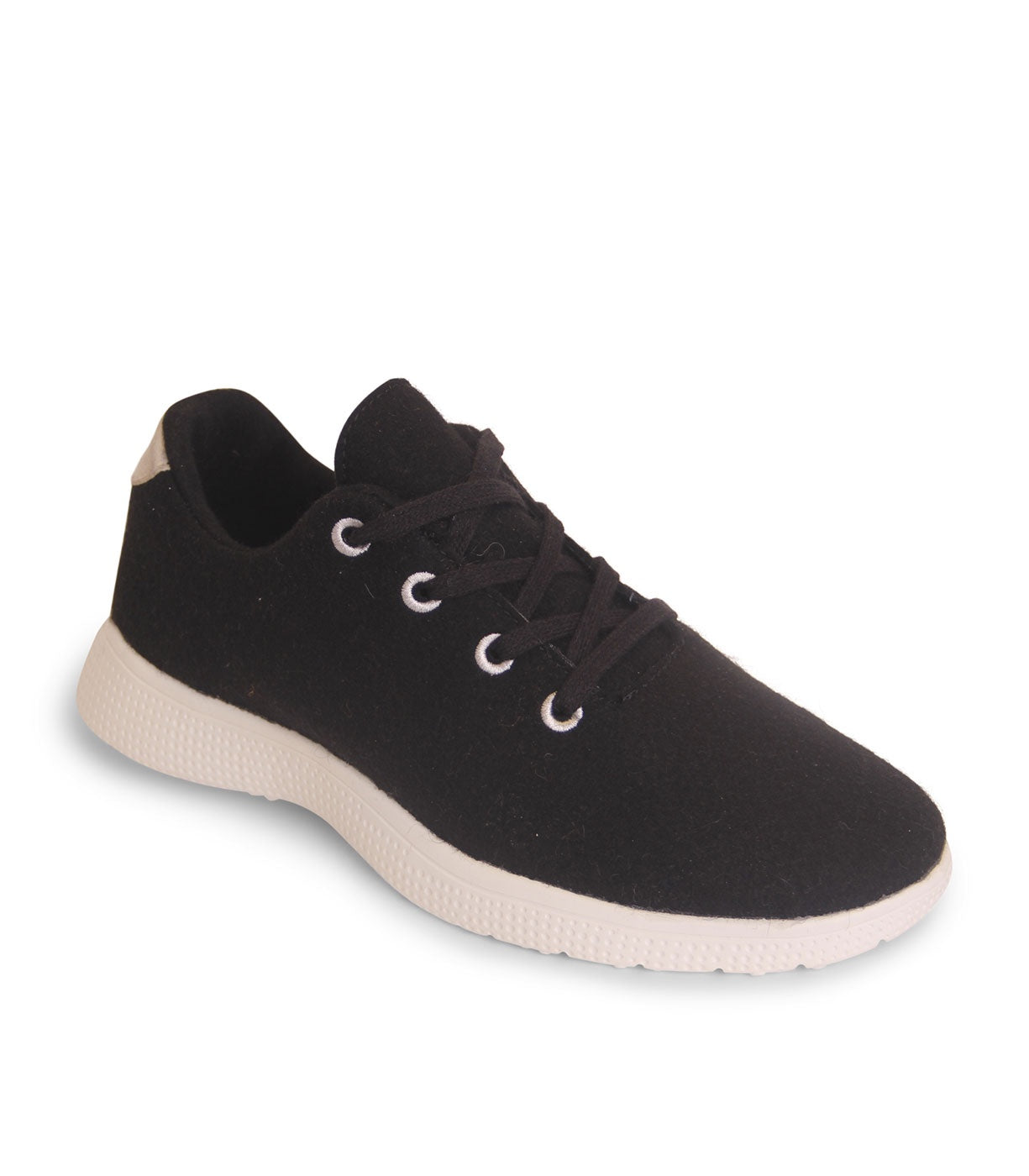 Egos Shoes Merino Wool Sneaker Black