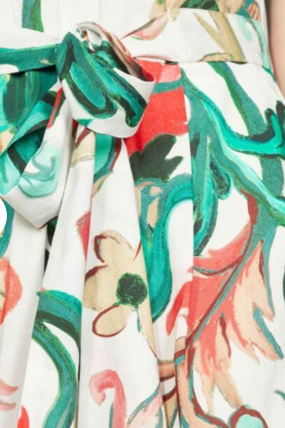 Thought Babushka A-Line Dress White