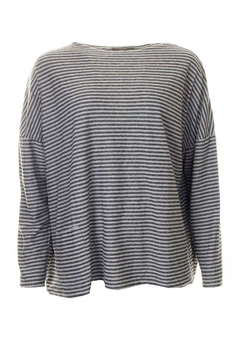 Cut Loose Pocket Pullover Overcast Stripe