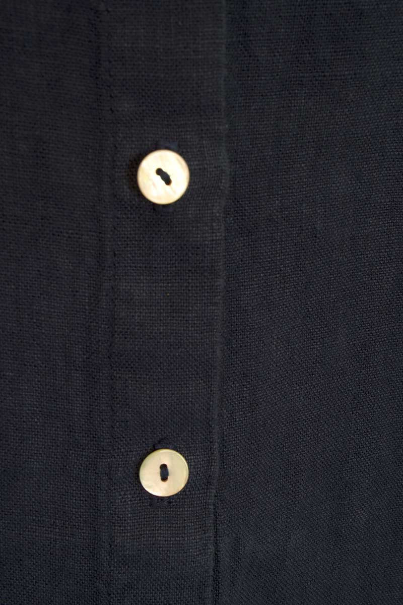 Cut Loose Coat Dress Linen Night