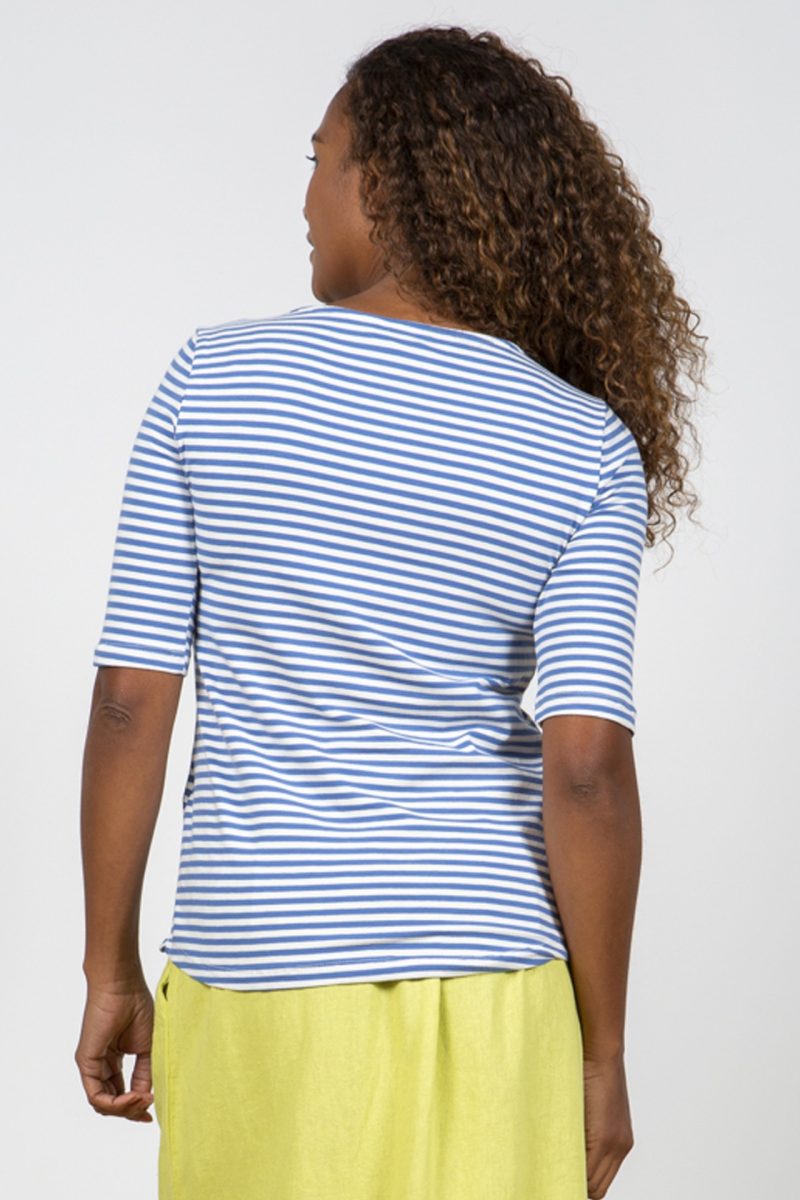 Lily and Me Rockpool Top Cornish Blue Stripe