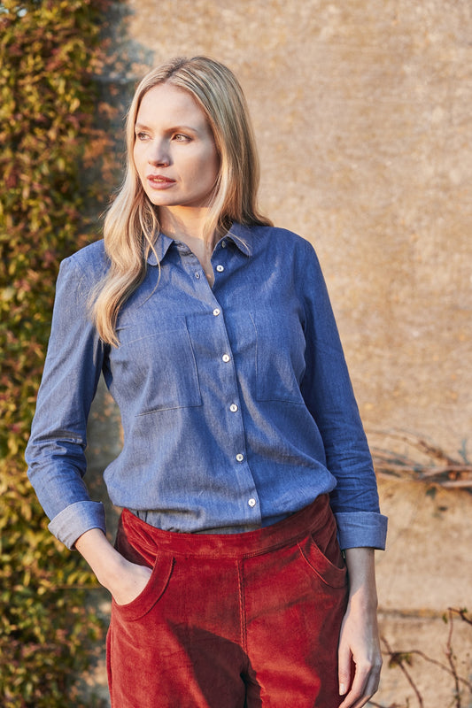 Lily and Me Denim Shirt Plain